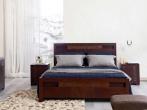 Mahoniowe łóżko z kolekcji Malaga